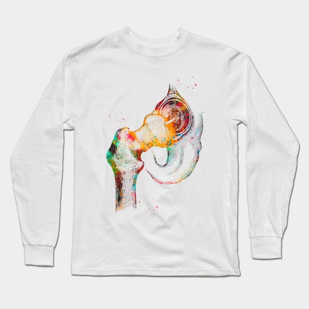 Hip joint Long Sleeve T-Shirt by erzebeth